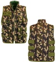 "GILET TACTIQUE CAMOUFLAGE MILITAIRE taille enfant"