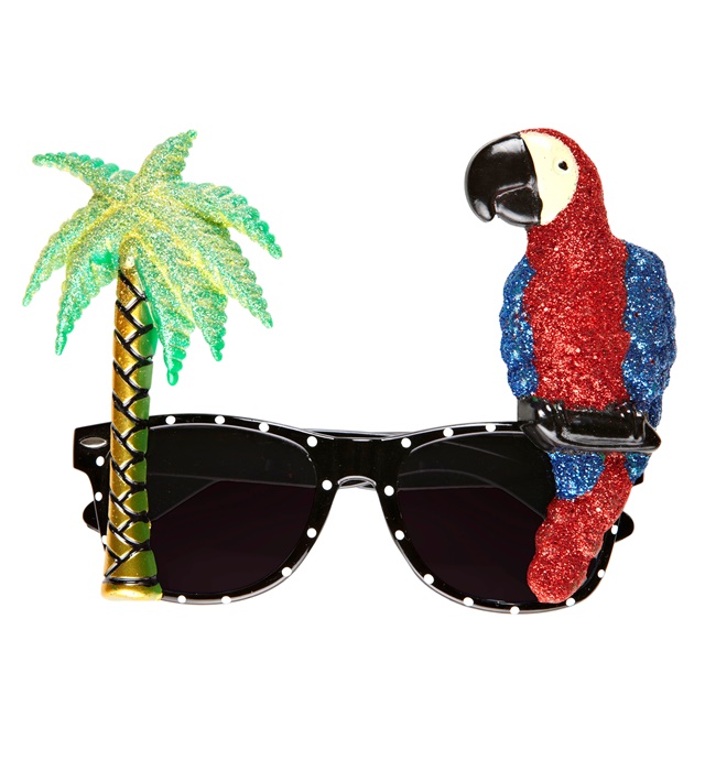 [0349Q] "LUNETTES PERROQUET TROPICAL"