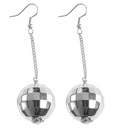 Paire de "BOUCLES D'OREILLES BOULEA FACETTES"