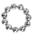 "BRACELET BOULE A FACETTES"