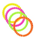 Set de "4 BAGUES NEON"