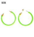 Paire de " BOUCLES D'OREILLES VERTNEON"