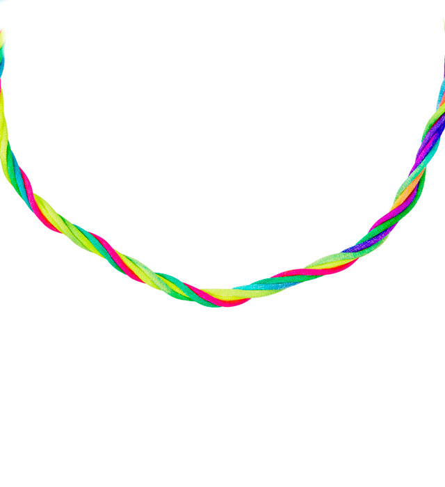 [03535] "COLLIER NEON MULTICOLORE 5 FILS"