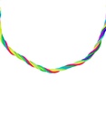 "COLLIER NEON MULTICOLORE 5 FILS"