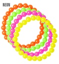 Set de "4 BRACELETS EN PERLES MULTICOLORES"