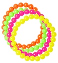 Set de "4 BRACELETS EN PERLES MULTICOLORES"