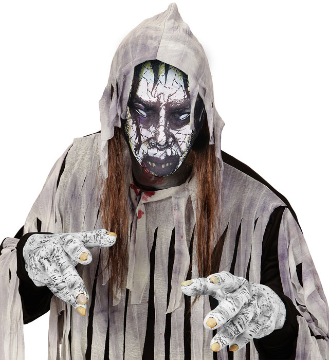 "MASQUE DE ZOMBIE EN TOILE"