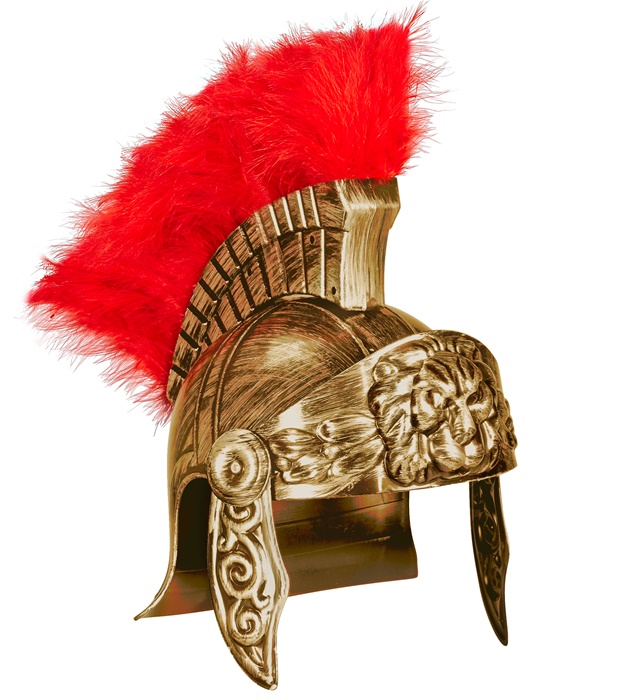[03612] "CASQUE DE ROMAIN ANTIQUE OR""