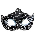 "LOUP NOIR RIALTO AVEC PAILLETTES HOLOGRAPHIQUES"