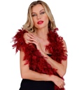 "BOA A PLUMES BURGUNDY " - 1,80 m - 50 g