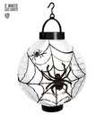 "LANTERNE TOILE D'ARAIGNEE AVEC LUMIERE LED" - 20cm