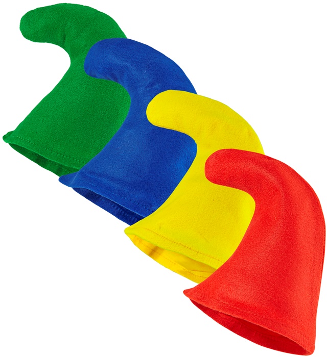 [0388D] "CHAPEAU DE NAIN" 4 couleurs assorties