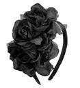 "BANDEAU 3 ROSES NOIRES "