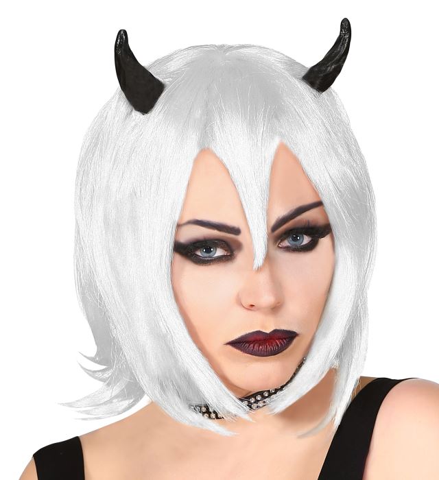 [04457] "PERRUQUE COSPLAY DEMON" en boite