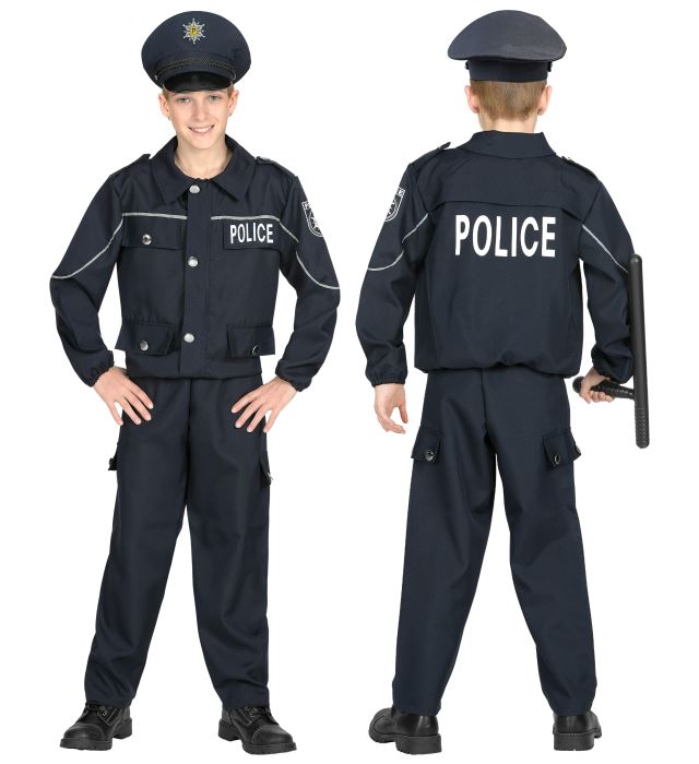 "POLICIER" (veste, pantalon, casquette)