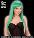 "PERRUQUE DREAM HAIR FASHION VERT"en boite colorée