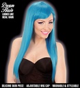 "PERRUQUE DREAM HAIR FASHION BLEU"en boite colorée