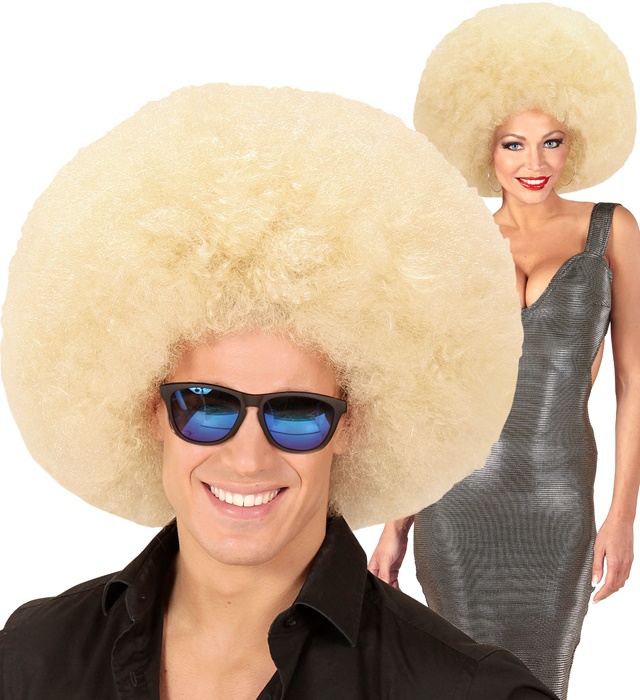 "PERRUQUE BLONDE EXTRAVOLUME AFRO"top qualité - en sachet