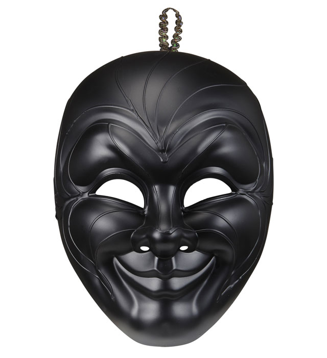 [04718] "MASQUE HOMME NOIR DE VENISE"