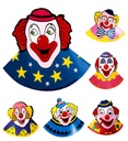 Set de "6 CHAPEAU CLOWN"