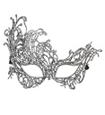 "LOUP ANTIQUE ARGENT BARAQUE EN DENTELLE"