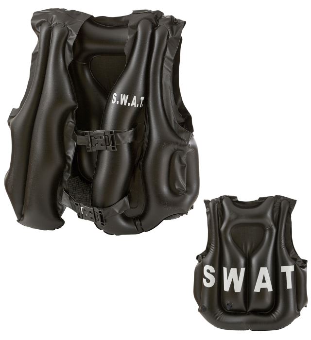 [04834] "GILET PARE BALLE SWAT GONFLABLE taille enfant