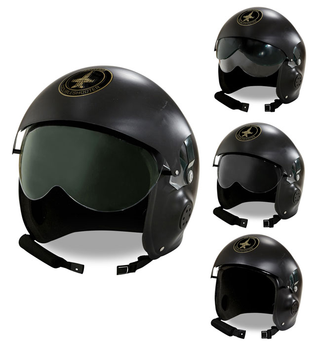 "CASQUE DE PILOTE DE CHASSE"