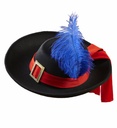 "CHAPEAU DE MOUSQUETAIRE REALISTE"taille enfant