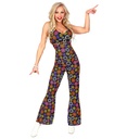 "THE 70s GROOVY STYLE - blue flowers" (combinaison)