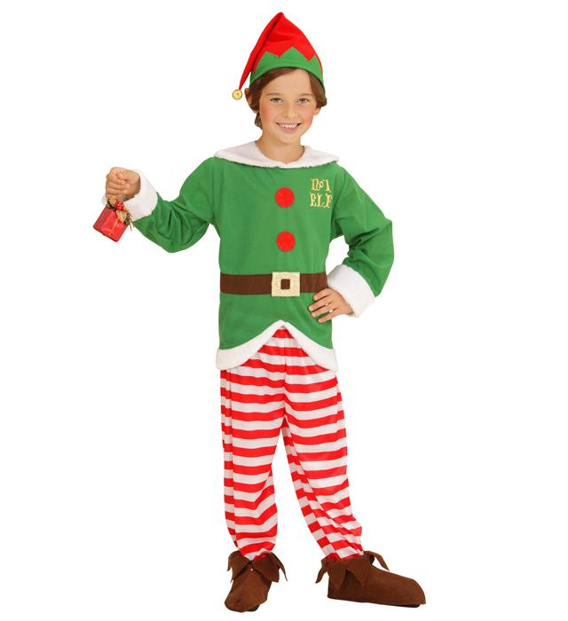 "ELFE AIDANT LE PÈRE NOEL" (manteau, pantalon, bonnet)