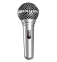 "MICROPHONE GONFABLE" 35 cm