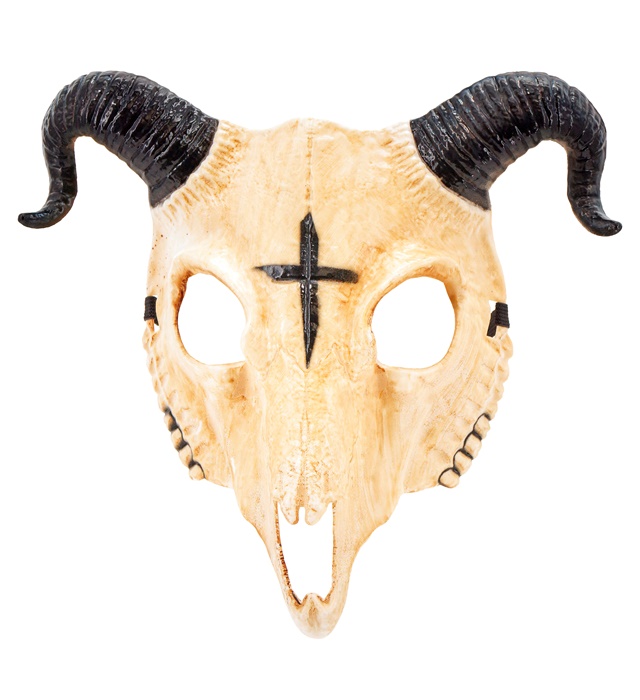 "MASQUE CRANE BELIER SATANIQUE" en plastique dur