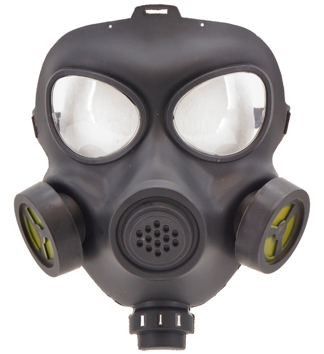 [05212] "MASQUE GAZ" en plastique dur