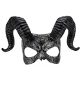 "MASQUE AVEC CORNES" en plastique dur