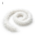 "MARABOU DECORATIF" blanc - 2m