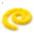 "MARABOU DECORATIF" jaune - 2 m