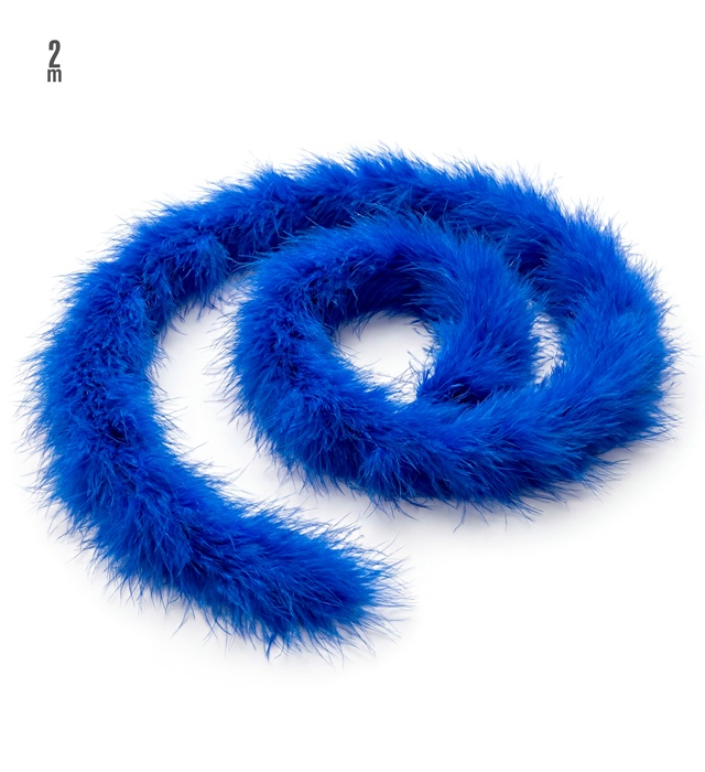 "MARABOU DECORATIF" bleu - 2 m