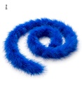 "MARABOU DECORATIF" bleu - 2 m