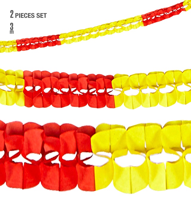 Set de "2 GUIRLANDES BOAS ESPAGNE" 3 m - Ø 8 cm