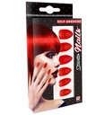 Set de "12 ONGLES STILETTO ROUGES AUTO-ADHESIFS"
