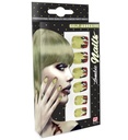 Set de "12 ONGLES ZOMBIE AUTO-ADHESIFS"