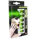 Set de "12 ONGLES FLUORESCENTS HANTE AUTO-ADHESIFS"