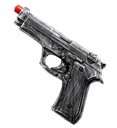 "AUTHENTIQUE PISTOLET EN MOUSSE DELATEX" 19 cm