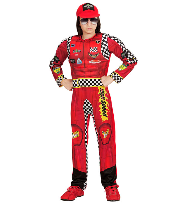"PILOTE DE COURSE" (combinaison, casquette)
