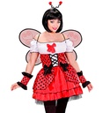 "COCCINELLE" (robe, brassards, ailes, antennes)