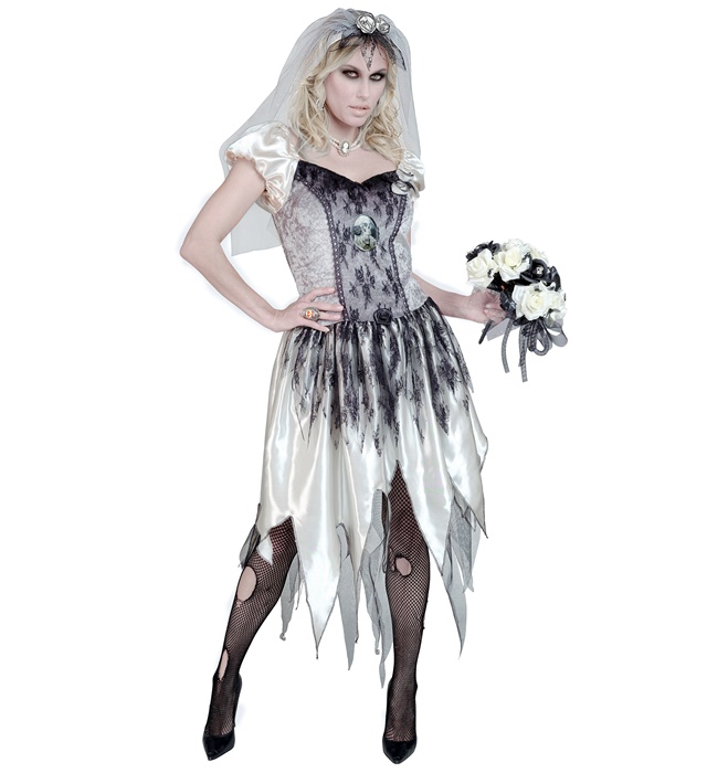 "MARIEE SPECTRALE" (robe, voile demariée)