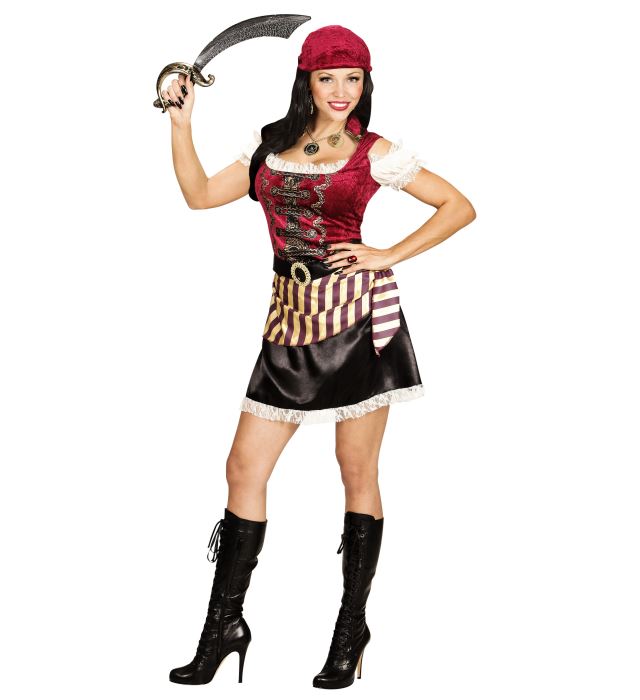[05541] "FILLE PIRATE" (robe, ceinture, bandana) (S)