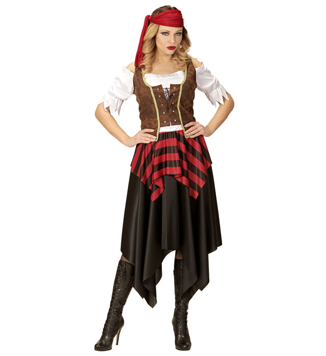 [05629] "PIRATE" (robe, corset, bandeau) (XS)