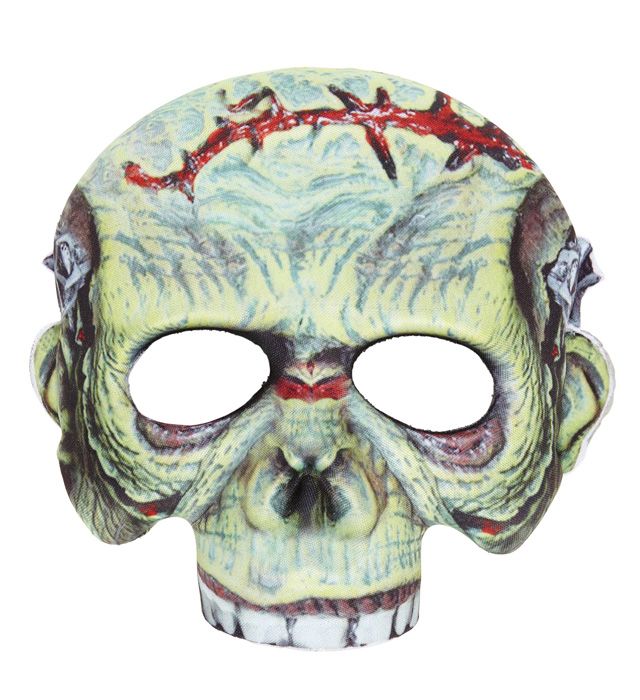 "MASQUE MONSTRE EN TISSU SANS MENTON"