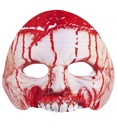 "MASQUE PSYCHO SANGLANT EN TISSU SANS MENTON"